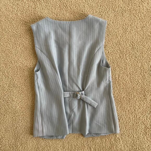 Abercrombie & Fitch Baby Blue Vest - Size S - Picture 4 of 6
